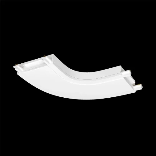 Конектор питания полукруглый Radity белый (Белый) - фото 8