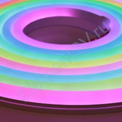 Светодиодный гибкий неон 0612 RGB-SPI WS2811, 3535 60pix, 12V, 16W/m, LB32