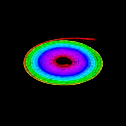 Светодиодный гибкий неон 0612 RGB-SPI WS2811, 3535 60pix, 12V, 16W/m, LB32 - фото I