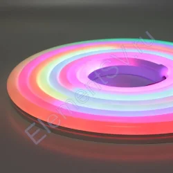 Светодиодный гибкий неон 0612 RGB-SPI WS2811, 3535 60pix, 12V, 16W/m, LB32