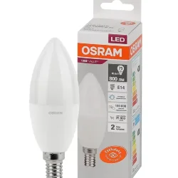 Лампа светодиодная LV 10SW/6500K (=75W) E14 | LED Value 2Y | Свеча | - OSRAM