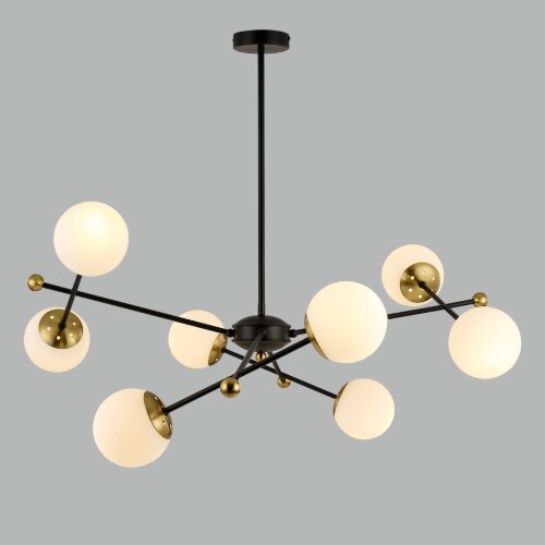 Люстра на штанге «LUMION» 6581/8, серия: MELODY (крепление на планке). Фото 2.