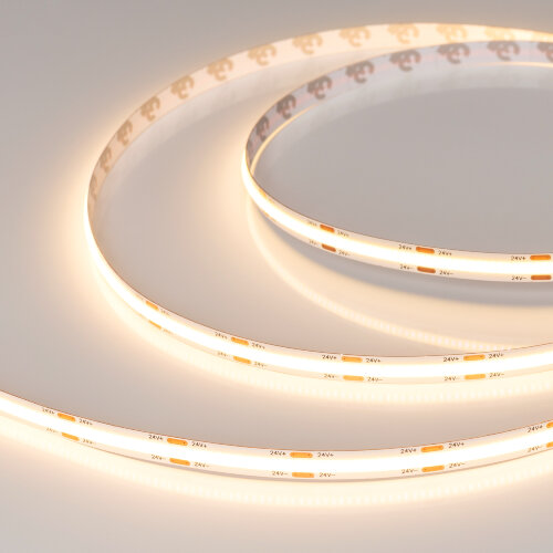 Светодиодная лента COB-X544-8mm 24V Warm2700 (11.5 W/m, IP20, 5m) (Arlight) 031899(3) - фото