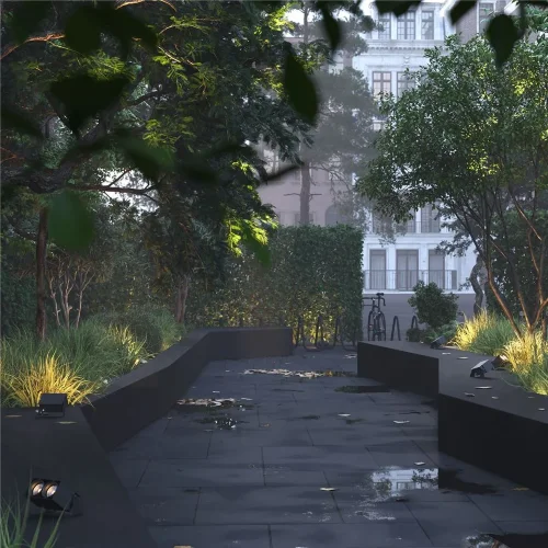 Ландшафтный светильник Outdoor O486FL-L10GF3K (Графит) - фото 2