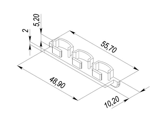 Заглушка для LC-LPV-0956 без отверстия - фото 2