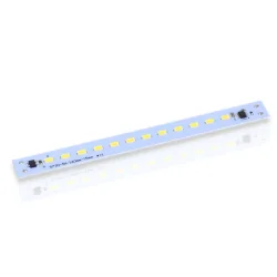 Светодиодная линейка 2835, 12 led, 220V, 5W, 160mm, D179, warm white