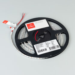 Светодиодная лента RT-А120-5mm 12V Yellow (9.6 W/m, IP20, 5m) (Arlight, 9.6 Вт/м, IP20) 015006(1)