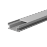 Профиль алюминиевый напольный WOLTA WAP-I/F-19/8/2000-A встраиваемый серый IP67 19х8х2000мм - фото 1.
