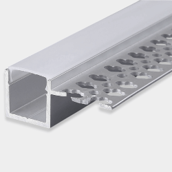 'Профиль для светодиодной ленты для гипсокартона встраиваемый с рассеивателем (экраном), 2 м, RC-3515 045091