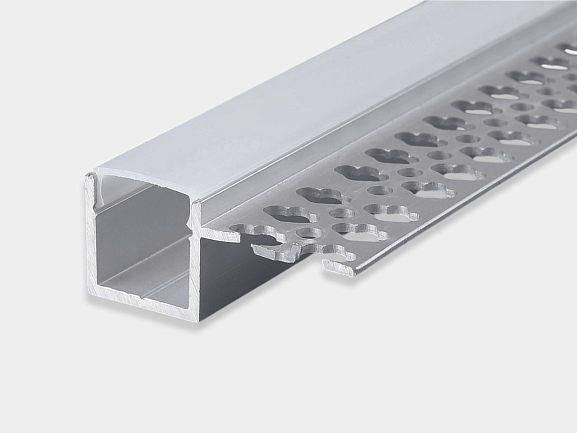 'Профиль для светодиодной ленты для гипсокартона встраиваемый с рассеивателем (экраном), 2 м, RC-3515. Фото 2