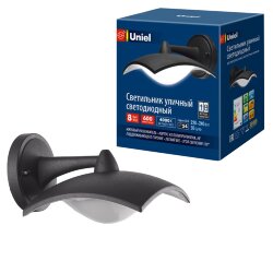 ULU-S10A-8W-4000K IP54 BLACK Светильник светодиодный уличный, Архитектурный накладной, Белый свет 4000K, Корпус черный.