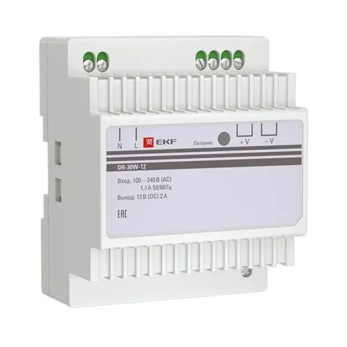 Блок питания 12В DR-30W-12 PROxima EKF dr-30w-12 - фото