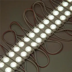 Модуль светодиодный ELF 2SMD диод 2835, с линзой, 160гр.,12В, IP 65, STD, белый
