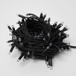 ULD-S1000-120-TBK MULTI IP67 Гирлянда светодиодная с эффектом мерцания, 10м, Соединяемая, 120 светодиодов, Разноцветный свет, Провод черный.