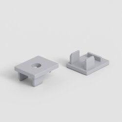 Заглушки для встраиваемого алюминиевого профиля для подсветки ступеней LL-2-ALP025 (2&amp;nbsp;шт.) ZLL-2-ALP025 (070648)