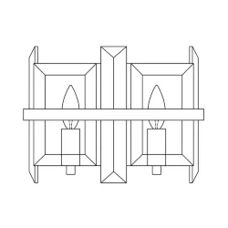 Настенный светильник (бра) Cerezo E14x2 (Хром)