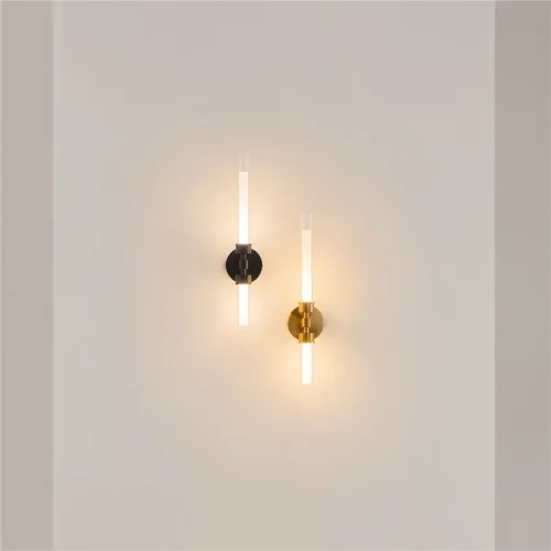 Настенный светильник (бра) Stelo 3000К 7Вт (Черный) - фото 6