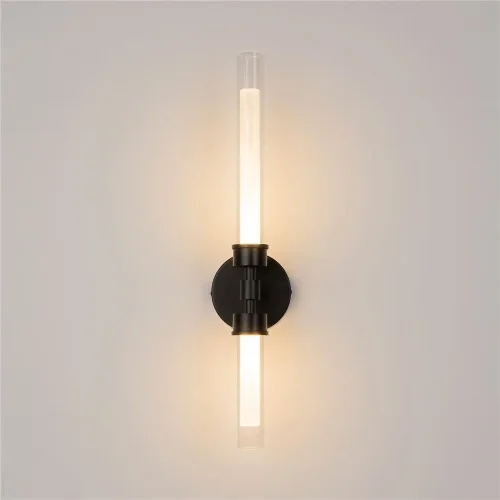 Настенный светильник (бра) Stelo 3000К 7Вт (Черный) - фото 8