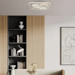 Потолочный светильник FR6049CL-L95W Пластинка / Lamina 95 Вт LED с пультом ДУ (Белый) FR6049CL-L95W