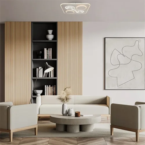 Потолочный светильник FR6049CL-L95W Пластинка / Lamina 95 Вт LED с пультом ДУ (Белый) FR6049CL-L95W - фото 5