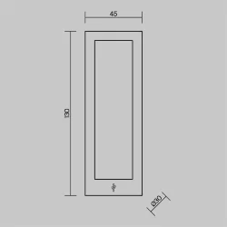 Настенный светильник (бра) Twist 3000K 3Вт IP 20 (Черный)