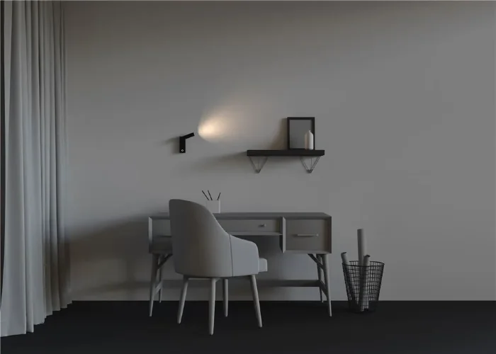 Настенный светильник (бра) Twist 3000K 3Вт IP 20 (Черный) - фото 3