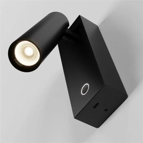 Настенный светильник (бра) Twist 3000K 3Вт IP 20 (Черный) - фото 4