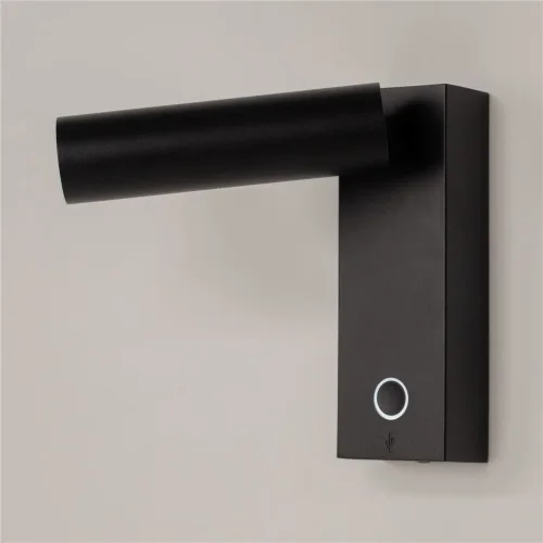 Настенный светильник (бра) Twist 3000K 3Вт IP 20 (Черный) - фото 15