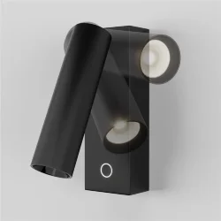 Настенный светильник (бра) Твист / Twist 3000К 3Вт (Черный) C077WL-L3B3K