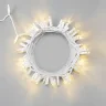 Гирлянда Нить 10м Тепло-Белая 24В, 100 LED, Провод Белый Каучук 2,3мм, IP65. Фото 1.