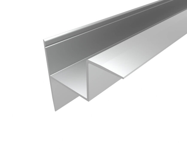 Профиль накладной алюминиевый LC-NKU-4543-2 Anod - фото