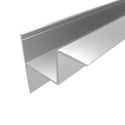 Профиль накладной алюминиевый LC-NKU-4543-2 Anod