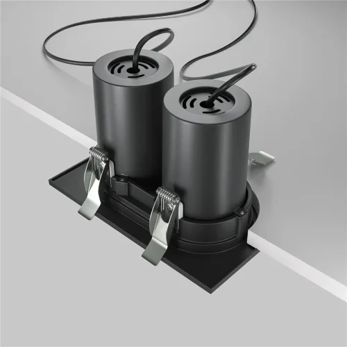 Встраиваемый светильник Hidden 4000K 2x10W 36° (Черный) - фото 8