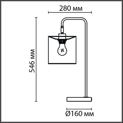 Настольная лампа «LUMION» 8037/1T, серия: ELSA. Фото 2.