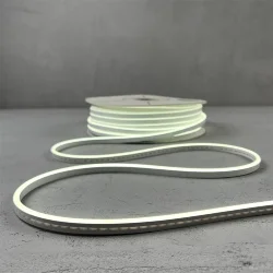 Односторонний Гибкий Неон 6х12мм Белый 12В, IP65