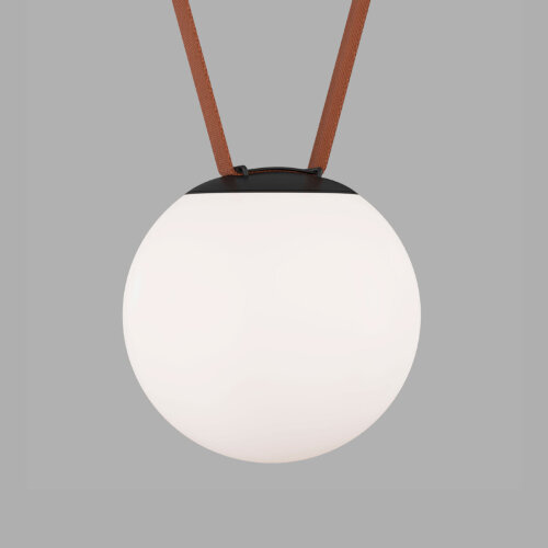 DK5552-BK Cветильник для трека-ремня Belty, серия Orb, со светодиодом, D180*H181мм, 48V DC, 10W, RA90, 120°, 4000K, IP20, белый, акрил.