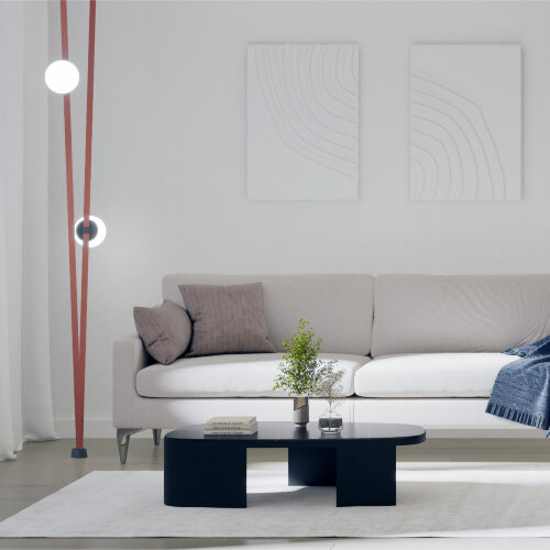 DK5552-BK Cветильник для трека-ремня Belty, серия Orb, со светодиодом, D180*H181мм, 48V DC, 10W, RA90, 120°, 4000K, IP20, белый, акрил. Фото 8