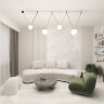 DK5552-BK Cветильник для трека-ремня Belty, серия Orb, со светодиодом, D180*H181мм, 48V DC, 10W, RA90, 120°, 4000K, IP20, белый, акрил. Фото 9