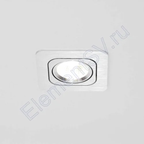 Светодиодный светильник встраиваемый 98.1 series silver housing BW104 (5W,220V,day white) - фото.