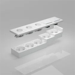 Коробка для накладного монтажа белый W8000001