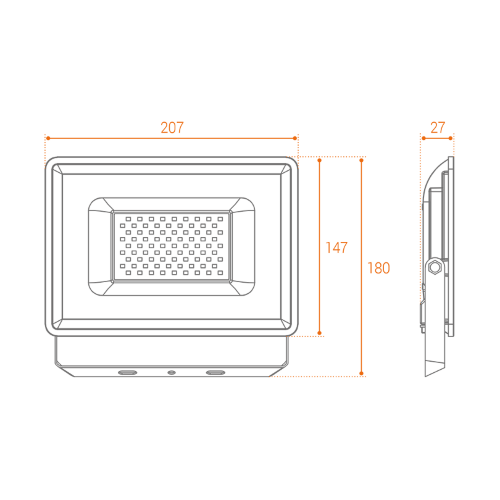 Светодиодный прожектор WOLTA WFL-70W/06 70Вт 5700К IP65 - фото 3.