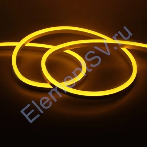 Светодиодный гибкий неон 0816 12V yellow LN206 - фото.