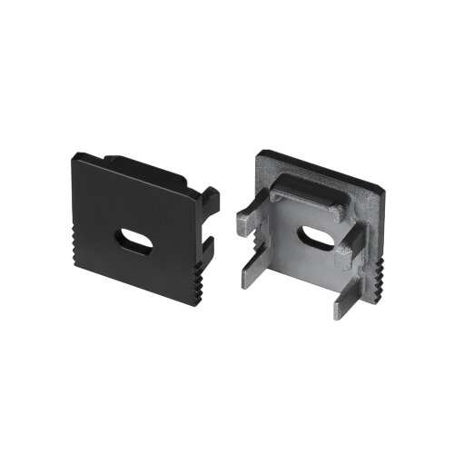 Заглушка SL-MINI-15 BLACK с отверстием (Arlight, Пластик) - фото 1