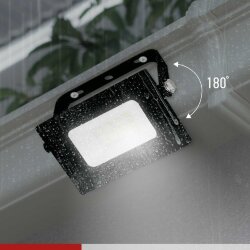 Прожектор светодиодный СДО-7 20Вт 230В 6500К IP65 черный IN HOME