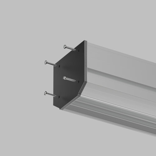 TR3047-AL Комплект торцевых заглушек для профиля TR3044-AL SMART PROFI. Фото 2