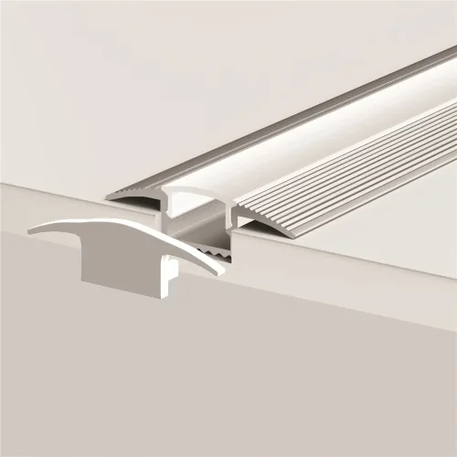 Алюминиевый профиль встраиваемый в пол 37x10 (Серебро, 2 м), ALM-3710-S-2M 636022 (Серебро) - фото 9