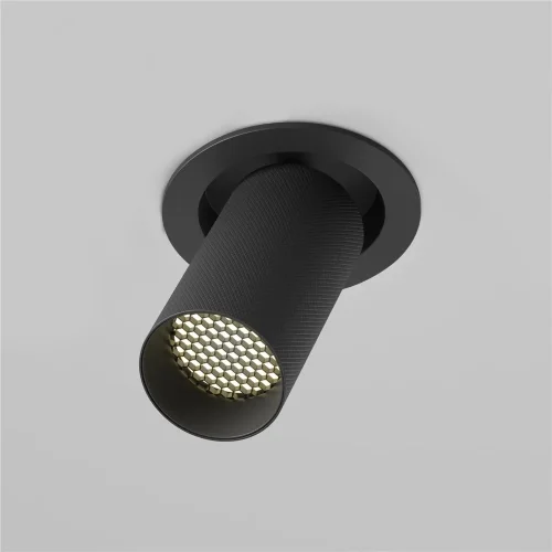 Встраиваемый светильник Мастер / Artisan 1*GU10 10 Вт (Черный) C081CL-01-GU10-B - фото 8