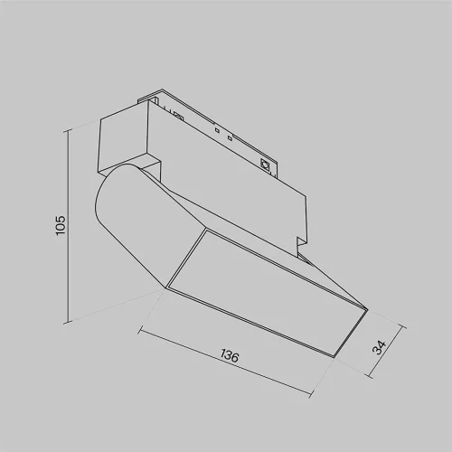 Трековый светильник Базис поворотный / Basis Rot S35  3000K 10Вт (Белый) TR013-2-10W3K-W - фото 8