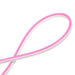 ULS-N11-2835-120LED-m-8mm-IP67-DC24V-10W-m-15M-PINK Светодиодная гибкая герметичная лента, NEON, Катушка 15м, в герметичной упаковке, Розовый свет