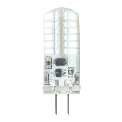 LED-JC-12-3W-4000K-G4-CL SIZ05TR Лампа светодиодная с силиконовым покрытием, Белый свет 4000К - фото 1